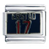 Mlb Erstad #17 Sports Italian Charm