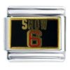 Mlb Snow #6 Licensed Italian Charm