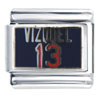 Mlb Vizquel #13 Licensed Italian Charm
