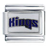 Nba Sacramento Kings Text Licensed Italian Charm
