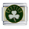 Nba Boston Celtics Clover Licensed Italian Charm