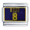 Nba Bryant #8 Licensed Italian Charm