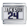Nba Jackson #24 Licensed Italian Charm
