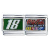 Nascar #18  Double   Link  Sports Italian Charm