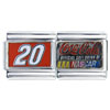 Nascar #20  Double   Link  Sports Italian Charm