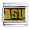 Asu Arizona State Sports Italian Charm