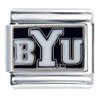 Byu Brigham Young University Licensed Italian Charm