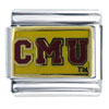 Cmu Central Michigan Licensed Italian Charm