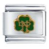 Notre Dame Clover Sports Italian Charm