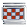 Tennessee Vols Checkerboard Sports Italian Charm