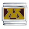 University Of Minnesota Sports Italian Charm