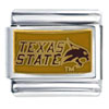 Texas State Sports Italian Charm
