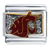 Wsu Washington State Glitter Sports Italian Charm