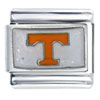 University Of Tennessee Glitter Sports Italian Charm
