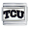 Tcu Texas Christian Sports Italian Charm