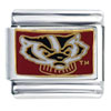 Wisconsin Badger Head Sports Italian Charm