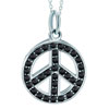  Silver Tone  Peace Sign Link Charm For Charms Bracelet &amp; Pendant  ... 