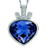 Pugster Classic February Birthstone Purple Swarovski Crystal Exceedingly Beautif