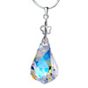 Pugster Classic Butterfly And Color Light Swarovski Crystal Cut Drop