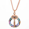 Pugster Classic Lips And Swarovski Color Light Crystal Hoop