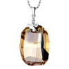 Pugster Classic Butterfly And November Birthstone Swarovski Topaz Crystal Cut Ov