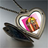 Rock 'n' Roll Jukebox Heart And Flower Pendant