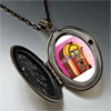 Rock 'n' Roll Jukebox Oval And Flower Yellow Pendant