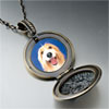 Bearded Collie  Face  Round And Flower Pendant