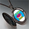  Happy  Kid With Sugar Oval And Flower Pendant
