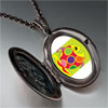 Colorful  Happy  Fish Oval And Flower Pendant