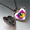 Graduated  Happy Face  Heart And Rose Pendant