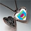  Happy  Kid With Sugar Heart And Rose Pendant