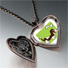 Basset  Hound Dog  Brown Heart And Rose Pendant