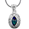Pointed Oval Abalone Pendant