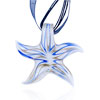 Blue  Starfish   Murano   Glass   Pendant 