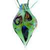 Green Fused Dichroic Glass  Pendant  PD_AG74_X08
