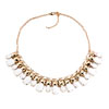 Golden Chain  Jewelry  Clear White Jaspery Party Ball Fashion  ... 