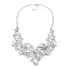 Fashion Retro Attractive Flower Vine Hollow Adjustable Pendant Bubble Bib ...