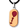 18K Gold Plated Stainless Steel Rose Gold Key Pendant Necklace 18"