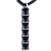Black Bamboo Shaped  Pendant 