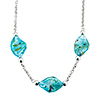  Murano Glass - Blue Helix Classic Murano Glass Pendant