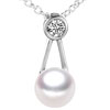 Jane  Pearl   Pendant  Sterling Silver