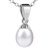Natural Fancy  Pearl   Pendant  Sterling Silver