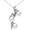Pearl And  Star  Pendant Sterling Silver
