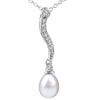 Spark Akoya  Pearl   Pendant  Sterling Silver