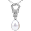 Baroque Freshwater Pearl Pendant Sterling Silver
