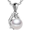 Dazzling  Pearl   Pendant  Sterling Silver PD_GS67