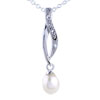 Sweetheart Freshwater Pearl Pendant Sterling Silver