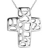 Hollow Carving Cross Pendant