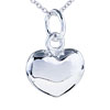 Heart Shape Sterling Silver Pendant